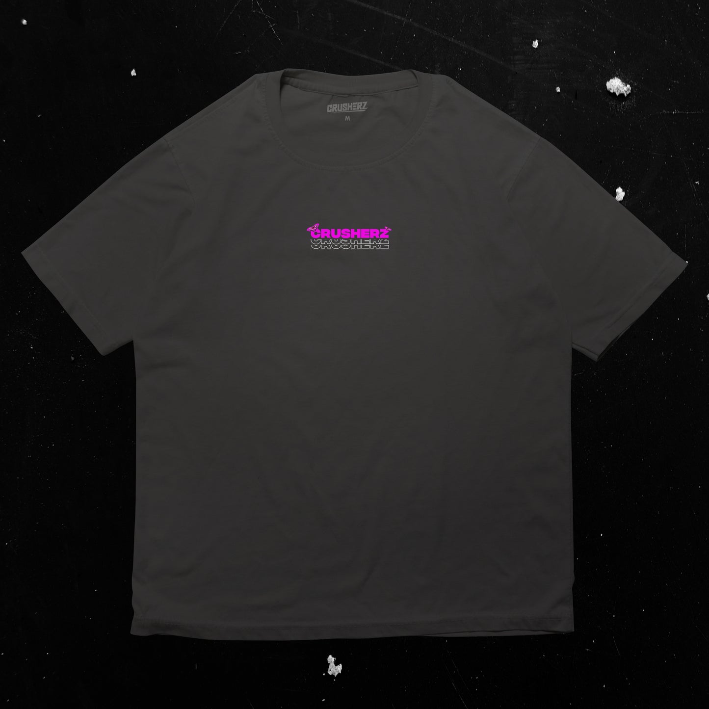 CRUSHERZ - T-SHIRT NOIR OVERSIZE